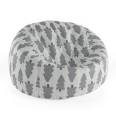 Dětský sedací vak Cocoon Šedé stromky: 75 x 45 x 35 cm