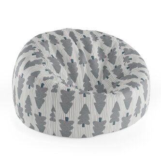 Dětský sedací vak Cocoon Šedé stromky: 75 x 45 x 35 cm