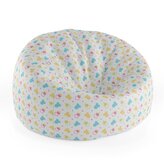 Dětský sedací vak Cocoon Dudlíky a body: 75 x 45 x 35 cm