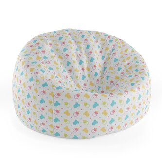 Dětský sedací vak Cocoon Dudlíky a body: 75 x 45 x 35 cm