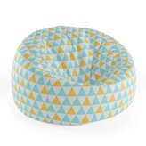 Dětský sedací vak Cocoon Dvoubarevné trojúhelníky: 75 x 45 x 35 cm