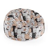 Dětský sedací vak Cocoon Roztomilá zvířátka: 75 x 45 x 35 cm