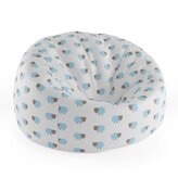 Dětský sedací vak Cocoon Modré ovce: 75 x 45 x 35 cm