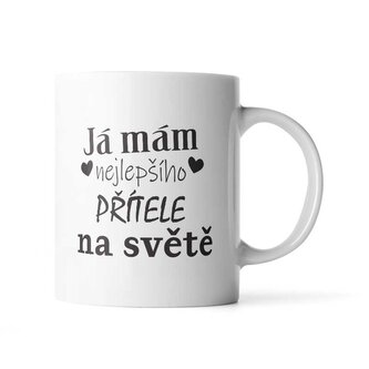 Hrnek Já mám nejlepšího přítele na světě: 200 ml