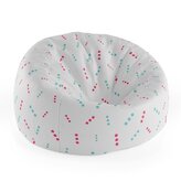 Dětský sedací vak Cocoon Tečkované čárky: 75 x 45 x 35 cm