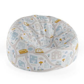 Dětský sedací vak Cocoon Cestičky s dopravou: 75 x 45 x 35 cm