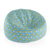 Dětský sedací vak Cocoon Hvězdy a měsíce: 75 x 45 x 35 cm