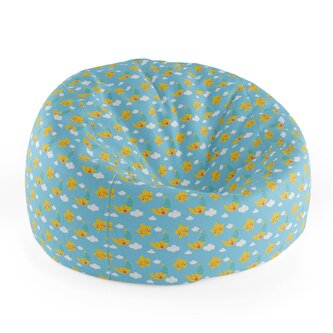 Dětský sedací vak Cocoon Hvězdy a měsíce: 75 x 45 x 35 cm