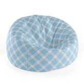 Dětský sedací vak Cocoon Modrobílé čtverce: 75 x 45 x 35 cm