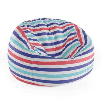 Dětský sedací vak Cocoon Barevné veselé pruhy: 75 x 45 x 35 cm