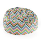 Dětský sedací vak Cocoon Duhové klikyháky: 75 x 45 x 35 cm