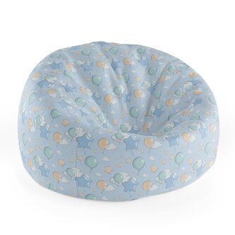 Dětský sedací vak Cocoon Balónky a hvězdy: 75 x 45 x 35 cm