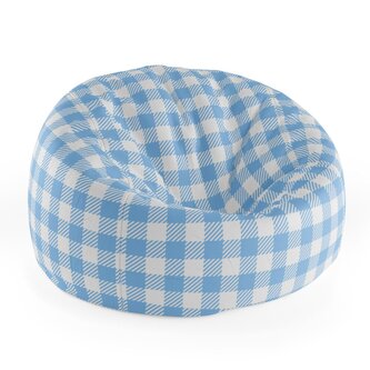 Dětský sedací vak Cocoon Košilový vzor: 75 x 45 x 35 cm