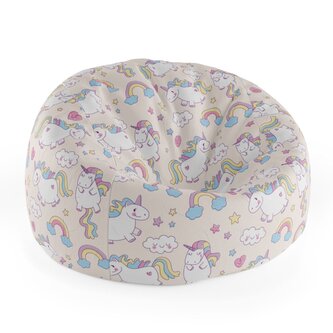 Dětský sedací vak Cocoon Jednorožci: 75 x 45 x 35 cm