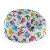 Dětský sedací vak Cocoon Barevné příšerky: 75 x 45 x 35 cm