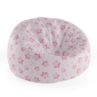 Dětský sedací vak Cocoon Růžové hvězdy: 75 x 45 x 35 cm