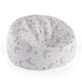 Dětský sedací vak Cocoon Fialové měsíčky: 75 x 45 x 35 cm