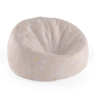 Dětský sedací vak Cocoon Papírové vlaštovky: 75 x 45 x 35 cm