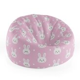 Dětský sedací vak Cocoon Králíčci: 75 x 45 x 35 cm