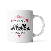 Hrnek Nejlepší učitelka všech dob: 890 ml