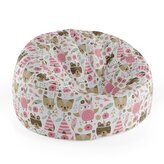 Dětský sedací vak Cocoon Lesní zvířátka: 75 x 45 x 35 cm