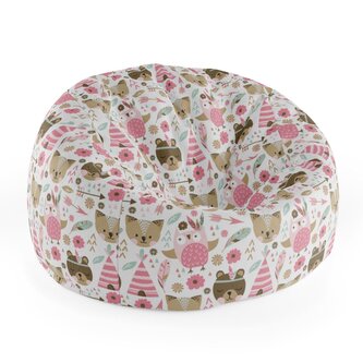 Dětský sedací vak Cocoon Lesní zvířátka: 75 x 45 x 35 cm