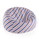 Dětský sedací vak Cocoon Modročervené pruhy: 75 x 45 x 35 cm