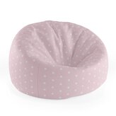 Dětský sedací vak Cocoon Bílé puntíky na růžové: 75 x 45 x 35 cm