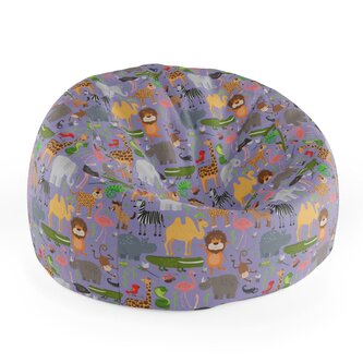 Dětský sedací vak Cocoon Animované safari: 75 x 45 x 35 cm