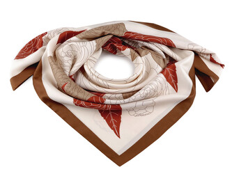 Saténový šátek 90x90 cm - 1 ks - 1 béžová světlá