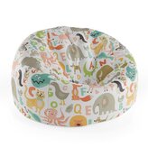 Dětský sedací vak Cocoon Zoo abeceda: 75 x 45 x 35 cm