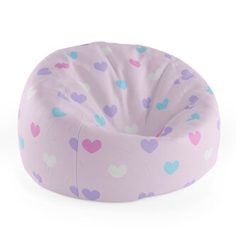 Dětský sedací vak Cocoon Srdce vedle srdce: 75 x 45 x 35 cm