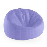 Dětský sedací vak Cocoon Čtvercový vzor fialové: 75 x 45 x 35 cm