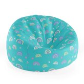 Dětský sedací vak Cocoon Barevné duhy: 75 x 45 x 35 cm