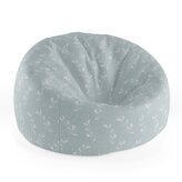 Dětský sedací vak Cocoon Bílé lístky: 75 x 45 x 35 cm