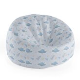 Dětský sedací vak Cocoon Létající talíře a rakety: 75 x 45 x 35 cm