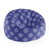 Dětský sedací vak Cocoon Bílá kormidla: 75 x 45 x 35 cm