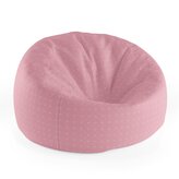 Dětský sedací vak Cocoon Bílé čárky na růžové: 75 x 45 x 35 cm