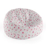 Dětský sedací vak Cocoon Růžové dudlíky: 75 x 45 x 35 cm