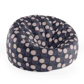 Dětský sedací vak Cocoon Kruhy a puntíky: 75 x 45 x 35 cm