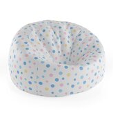 Dětský sedací vak Cocoon Barevné puntíky na bílé: 75 x 45 x 35 cm