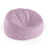 Dětský sedací vak Cocoon Růžové spirály: 75 x 45 x 35 cm