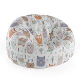 Dětský sedací vak Cocoon Animovaná lesní zvířátka: 75 x 45 x 35 cm