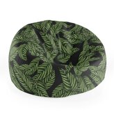 Dětský sedací vak Cocoon Abstrakce listů: 75 x 45 x 35 cm