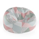 Dětský sedací vak Cocoon Obrazce v něžných barvách: 75 x 45 x 35 cm