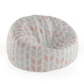 Dětský sedací vak Cocoon Světlé kosodélníky: 75 x 45 x 35 cm