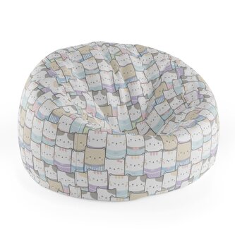 Dětský sedací vak Cocoon Barevná koťátka: 75 x 45 x 35 cm