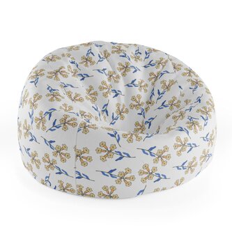 Dětský sedací vak Cocoon Žluté kvítí: 75 x 45 x 35 cm