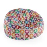 Dětský sedací vak Cocoon Barevné spirály: 75 x 45 x 35 cm