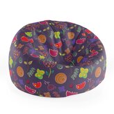 Dětský sedací vak Cocoon Nakreslené květiny: 75 x 45 x 35 cm